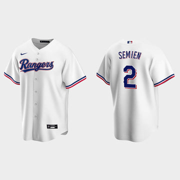 Marcus Semien Texas Rangers white jersey