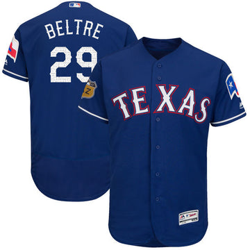 Adrian Beltre Majestic Texas Rangers royal Authentic jersey