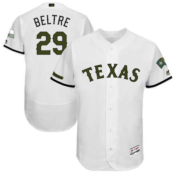 Adrian Beltre Majestic Texas Rangers white Authentic jersey