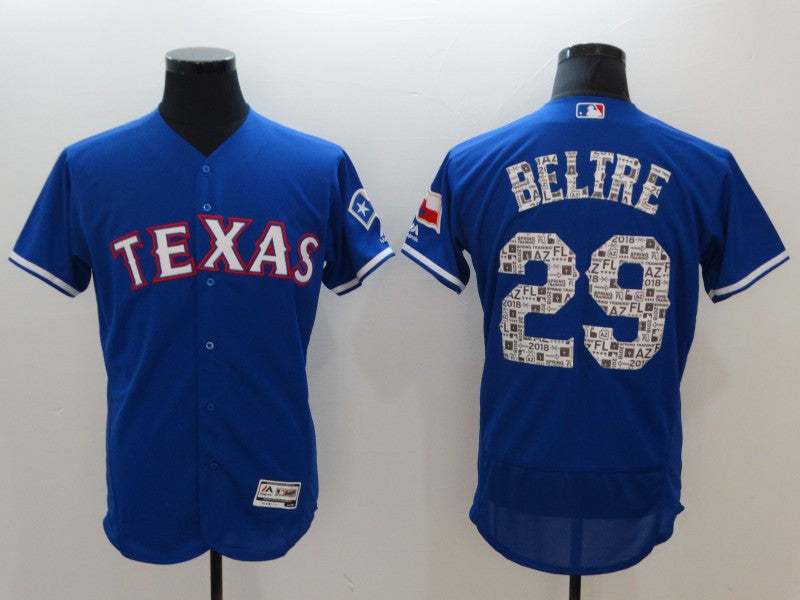 Adrian Beltre Texas Rangers royal jersey