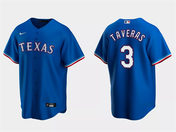 Leody Taveras Texas Rangers royal jersey