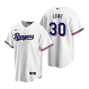 Nathaniel Lowe Texas Rangers white jersey