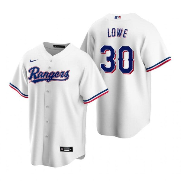 Nathaniel Lowe Texas Rangers white jersey