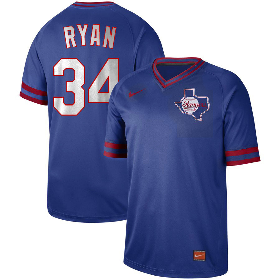 Nolan Ryan Texas Rangers royal Legend jersey