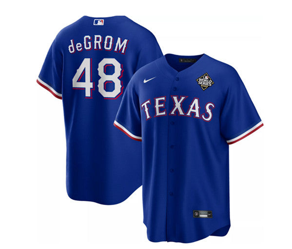 Jacob Texas Rangers royal jersey