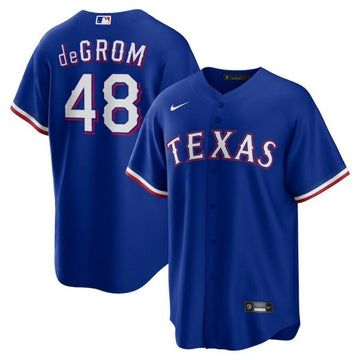 Jacob Texas Rangers royal jersey