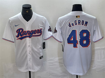 Jacob Texas Rangers white jersey