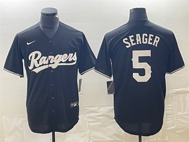 Corey Seager Texas Rangers black jersey