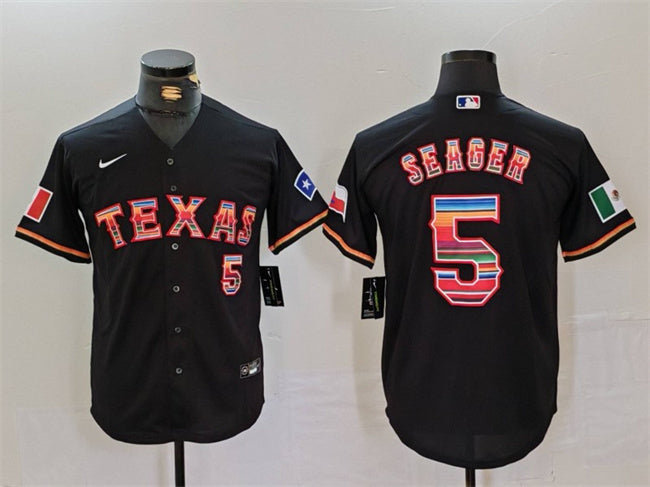 Corey Seager Texas Rangers black jersey