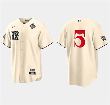 Corey Seager Texas Rangers cream City Connect jersey