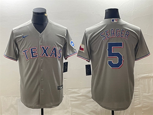 Corey Seager Texas Rangers gray jersey
