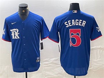 Corey Seager Texas Rangers royal City Connect jersey