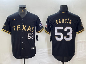 Adolis Garcia Texas Rangers black jersey