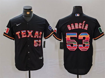 Adolis Garcia Texas Rangers black jersey