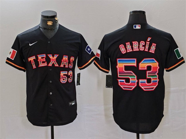 Adolis Garcia Texas Rangers black jersey