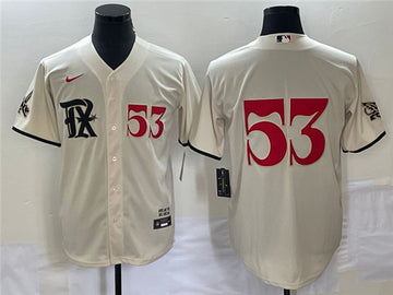Adolis Garcia Texas Rangers cream City Connect jersey