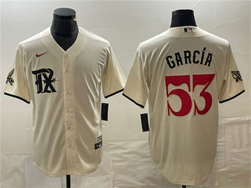 Adolis Garcia Texas Rangers cream City Connect jersey