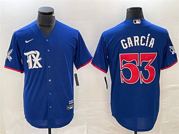 Adolis Garcia Texas Rangers royal City Connect jersey