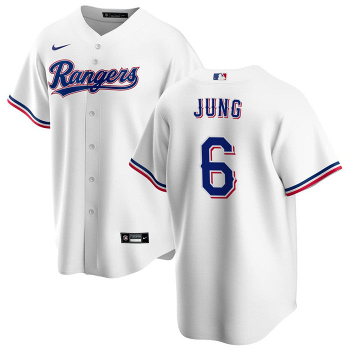 Josh Jung Texas Rangers white jersey