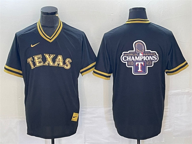 Texas Rangers black jersey