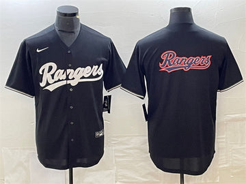 Texas Rangers black jersey