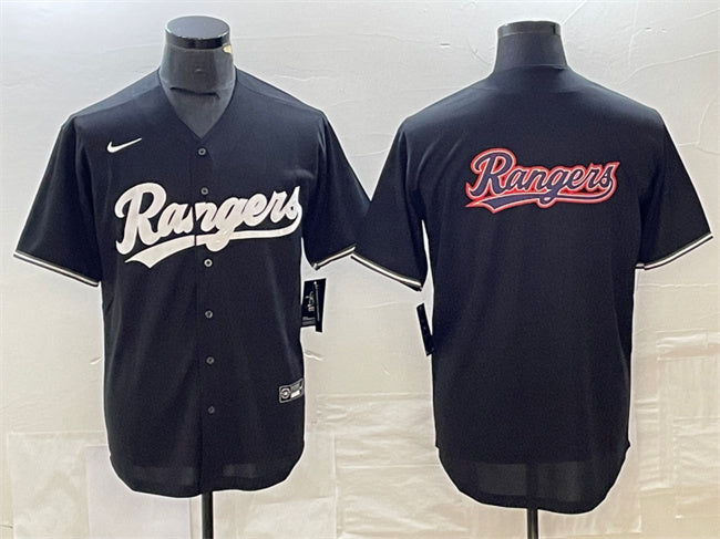 Texas Rangers black jersey