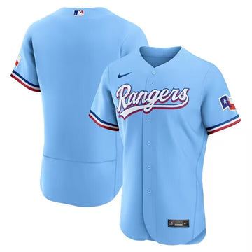 Custom Texas Rangers blue jersey