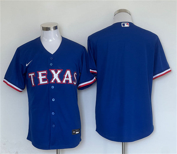 Custom Texas Rangers royal jersey