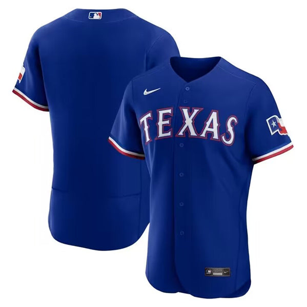 Custom Texas Rangers royal jersey
