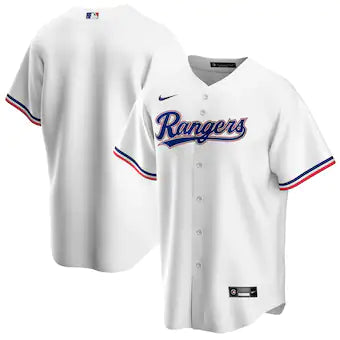 Custom Texas Rangers white jersey
