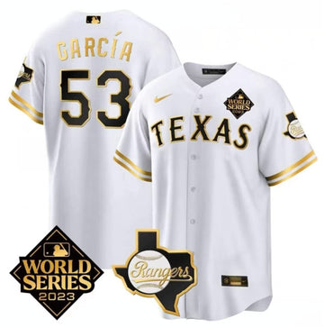Texas Rangers white jersey