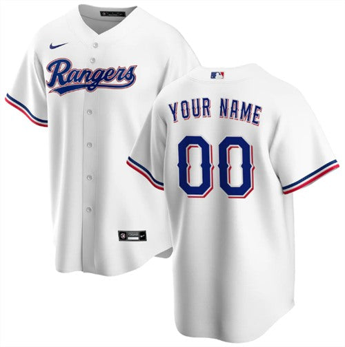 Custom Texas Rangers jersey