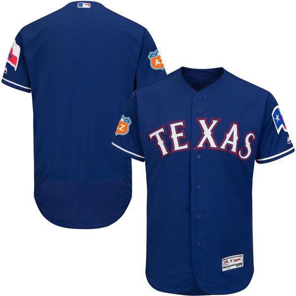 Majestic Texas Rangers royal Alternate jersey