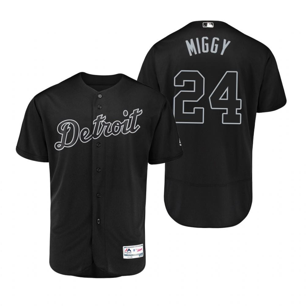 Miguel Cabrera Detroit Tigers black jersey