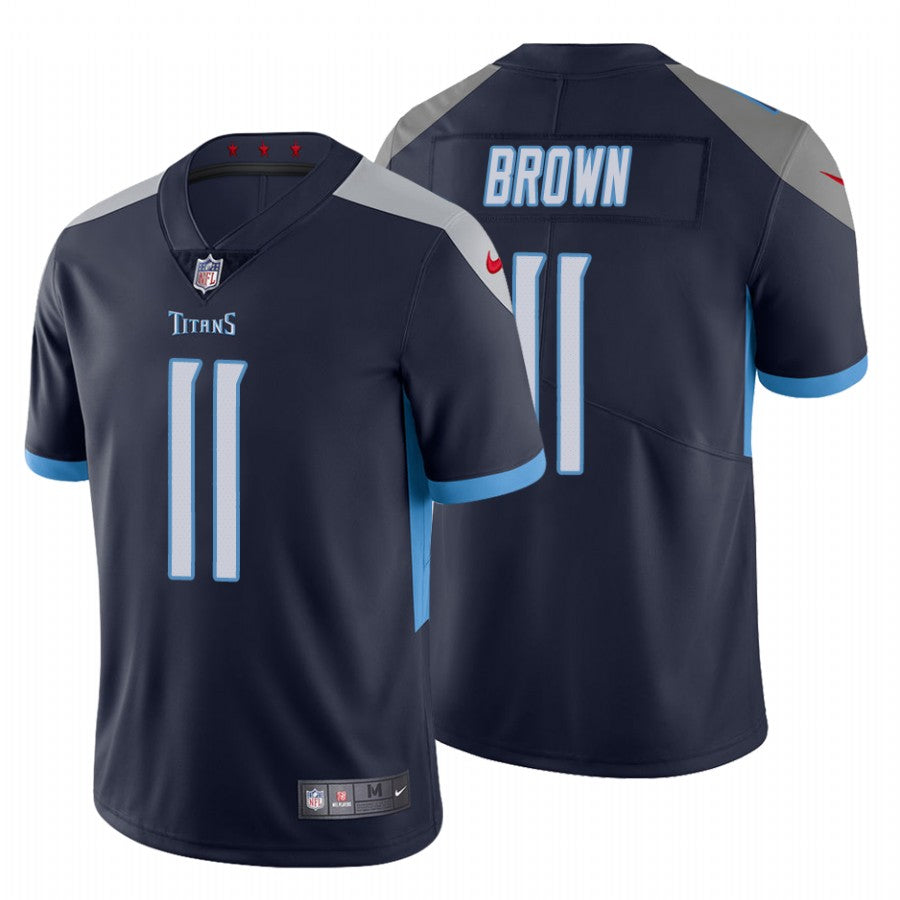 AJ Brown Tennessee Titans navy jersey