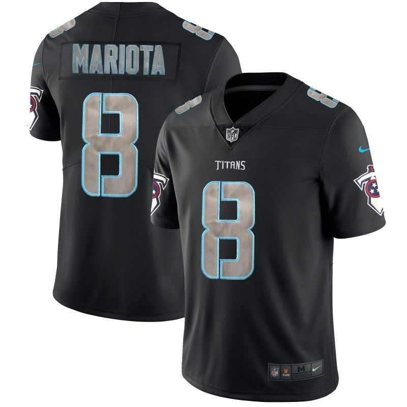 Marcus Mariota Tennessee Titans black jersey