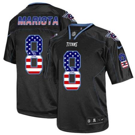 Marcus Mariota Tennessee Titans black Elite jersey