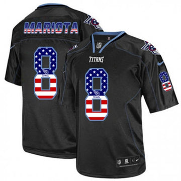 Marcus Mariota Tennessee Titans black Elite jersey