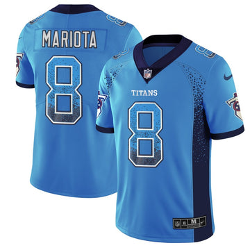 Marcus Mariota Tennessee Titans blue Color Rush jersey