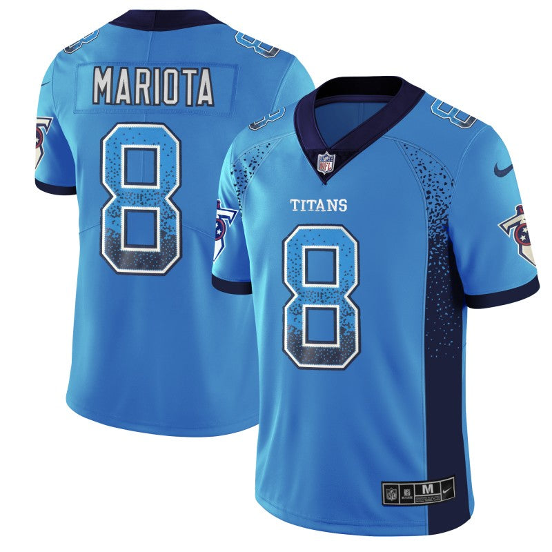 Marcus Mariota Tennessee Titans blue Color Rush jersey