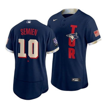 Marcus Semien Toronto Blue Jays navy All-Star jersey