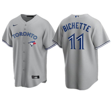 Bo Bichette Toronto Blue Jays gray jersey