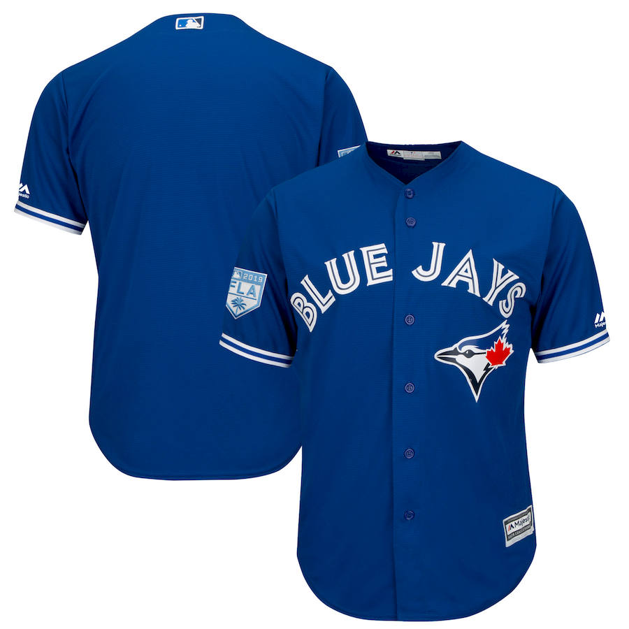 Justin Smoak Majestic Toronto Blue Jays royal jersey