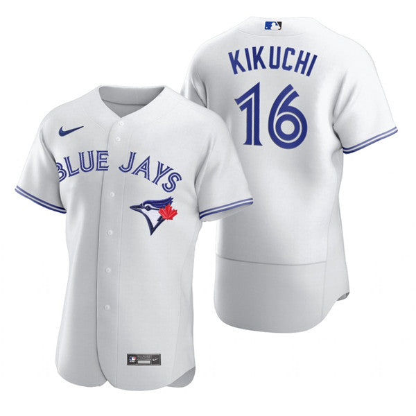 Yusei Kikuchi Toronto Blue Jays white jersey