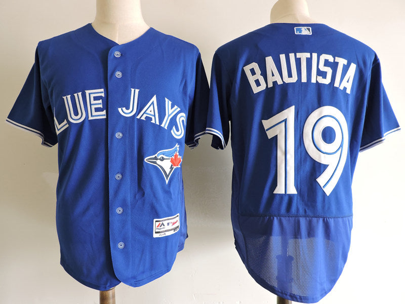 Jose Bautista Toronto Blue Jays blue Elite jersey