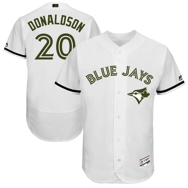 Josh Donaldson Majestic Toronto Blue Jays white Authentic jersey
