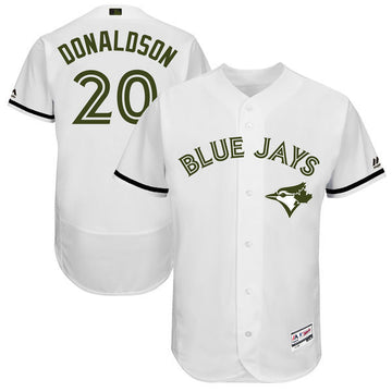 Josh Donaldson Majestic Toronto Blue Jays white Authentic jersey