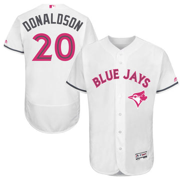 Josh Donaldson Majestic Toronto Blue Jays white jersey