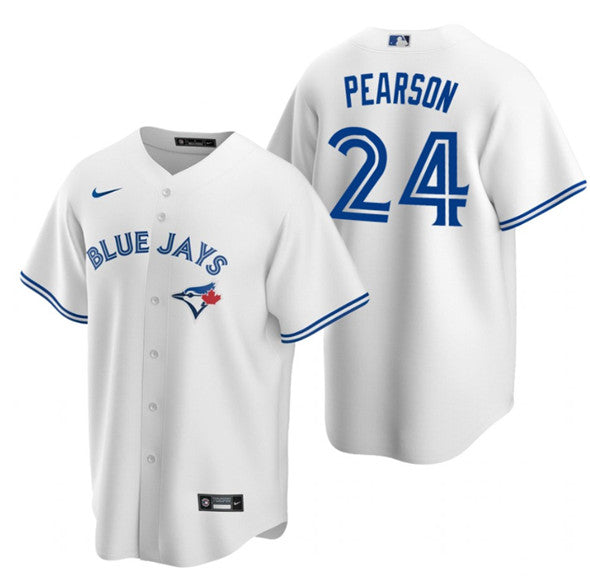 Nate Pearson Toronto Blue Jays white jersey