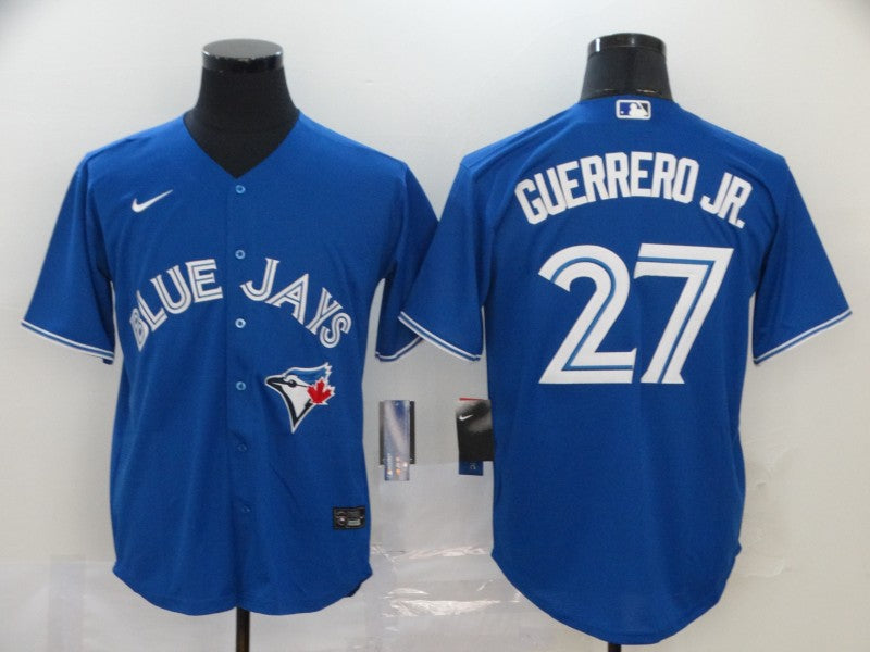 Vladimir Guerrero Jr Majestic Toronto Blue Jays blue jersey
